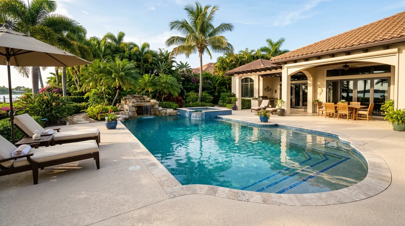 Pool Deck Concrete Options for Margate Homeowners